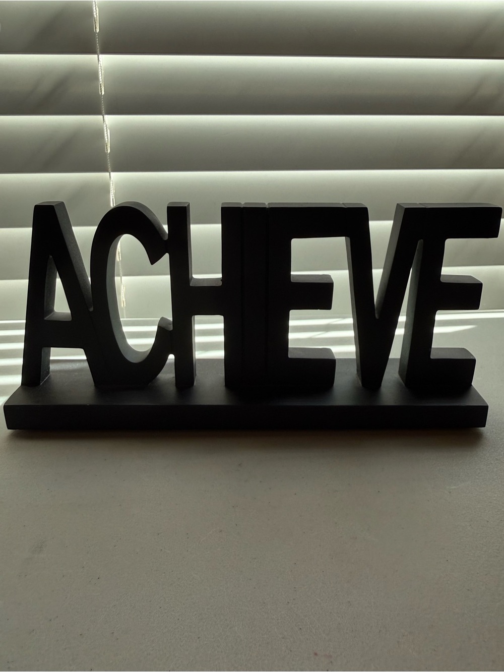 Target ACHIEVE Wood Word Decor - Black